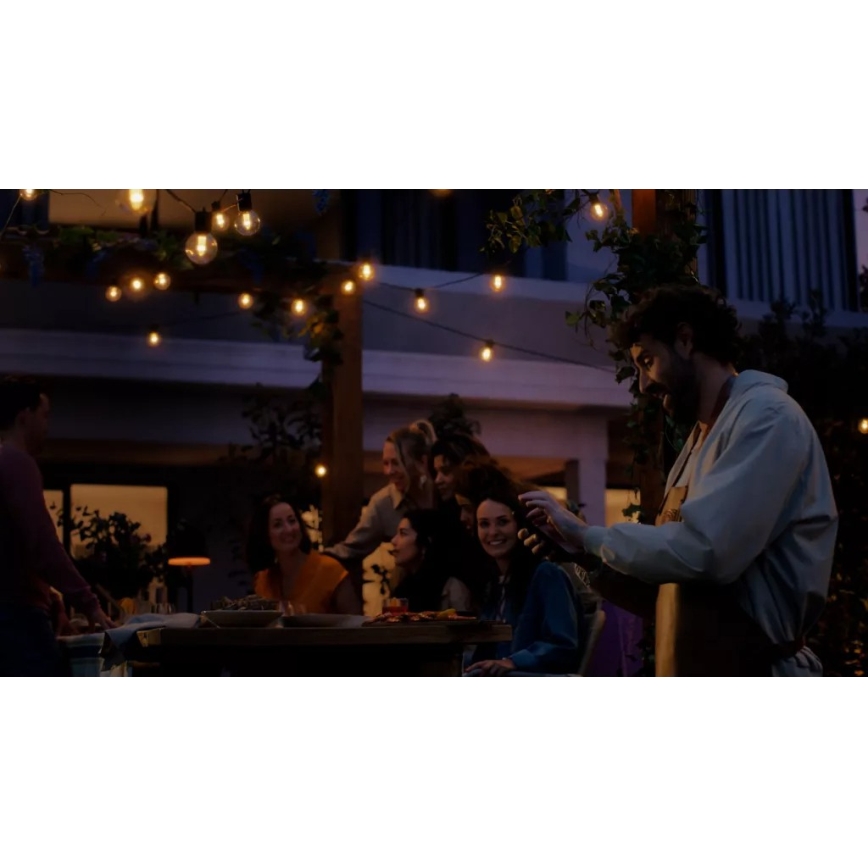 Philips - LED RGBW verlengbaar dimbaar lichtsnoer voor buiten Hue FESTAVIA 30xLED 21m IP65