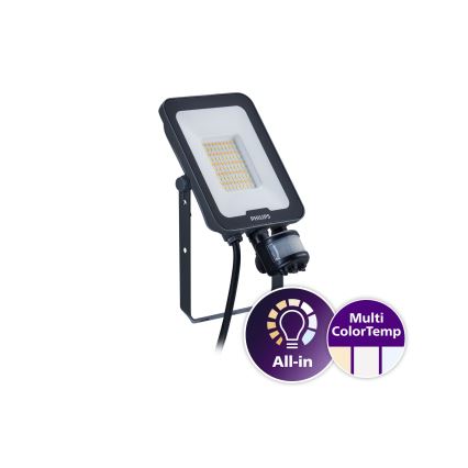 Philips - LED-schijnwerper met bewegings- en schemersensor LEDINAIRE ALL-IN LED/30W/230V 3000/4000/6500K IP65