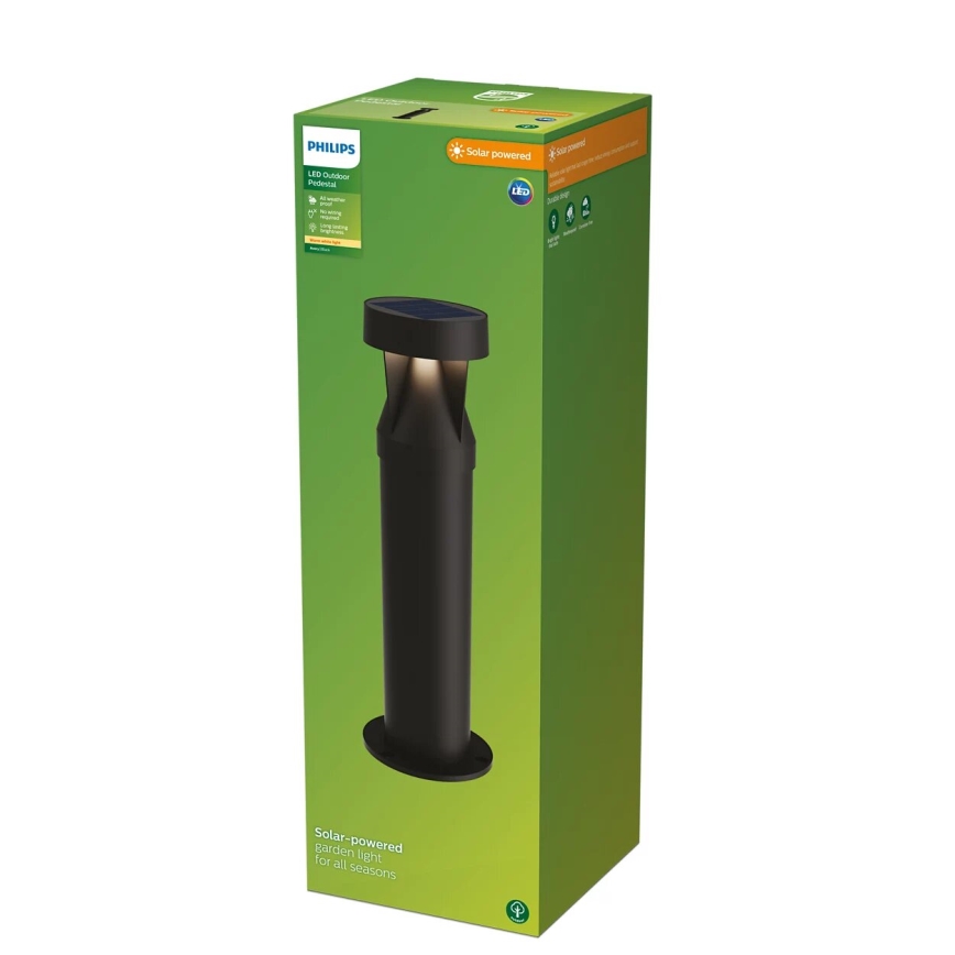 Philips - LED Solar lamp AVERY LED/1,8W/3,7V 2600 mAh 2700K IP44