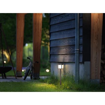 Philips - LED Solar lamp met sensor BLAISE LED/1,5W/3,7V 3000K IP44