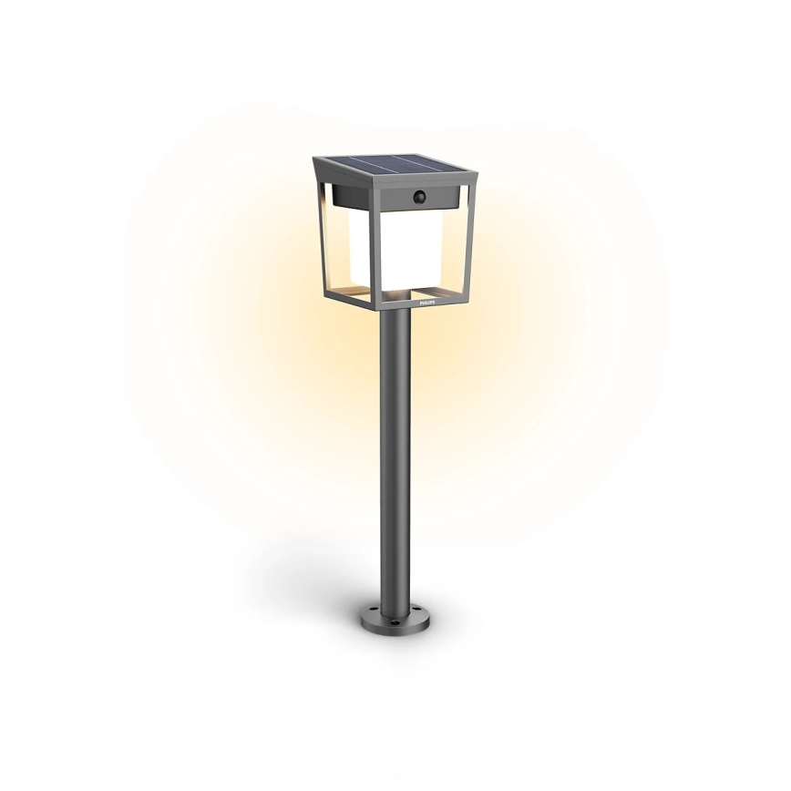 Philips - LED Solar lamp met sensor BLAISE LED/1,5W/3,7V 3000K IP44