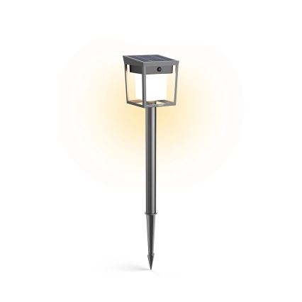 Philips - LED Solar lamp met sensor BLAISE LED/1,5W/3,7V 3000K IP44
