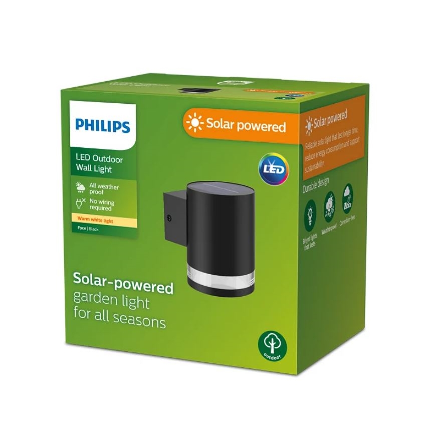 Philips - LED Solar wandlamp FYCE LED/1,5W/3,7V IP44