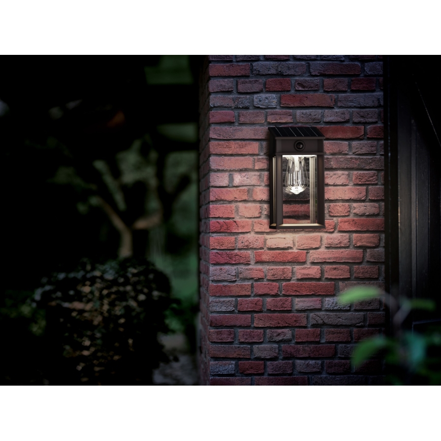 Philips - LED Solar wandlamp met sensor GERI LED/3,2W/3,7V 4000K IP44