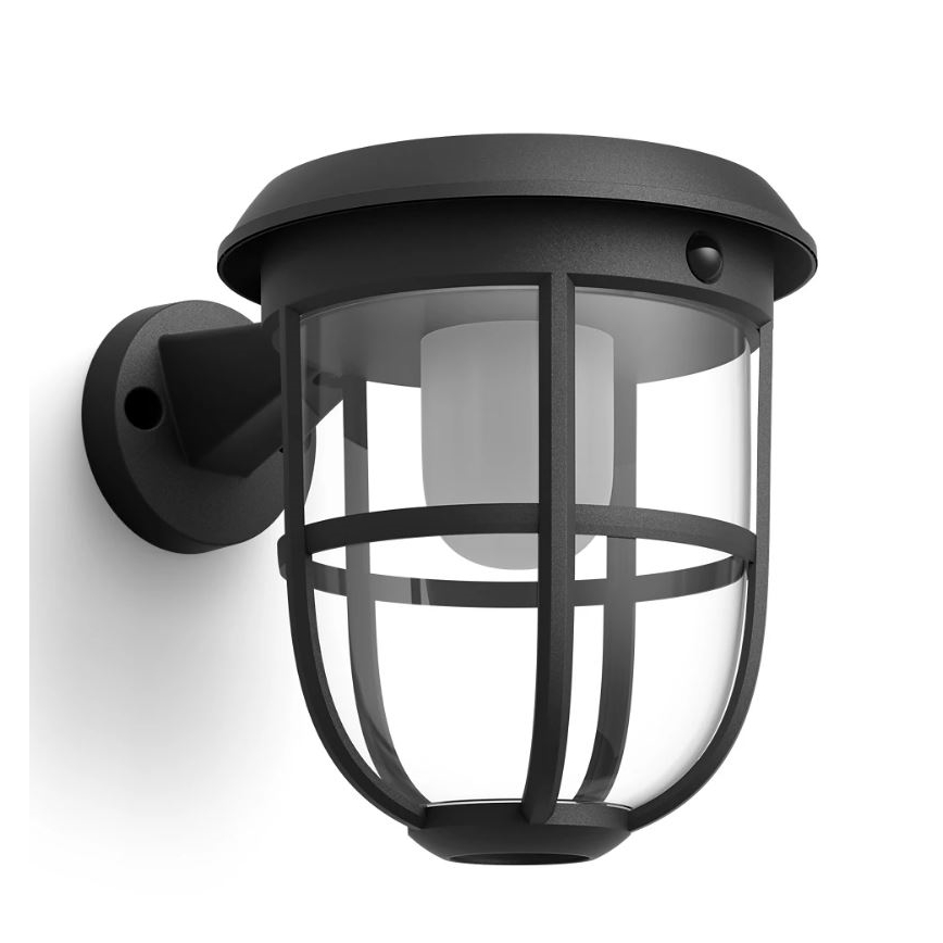 Philips - LED Solar wandlamp met sensor RADII LED/1,3W/3,7V 3000K IP44