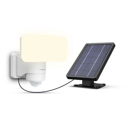 Philips - LED Solar wandlamp met sensor TYLUS LED/6W/3,7V 2600 mAh 5000K IP44