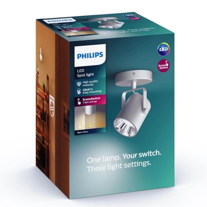 Philips - LED spot SCENE SWITCH BYRE LED/4,3W/230V 2200/2500/2700K