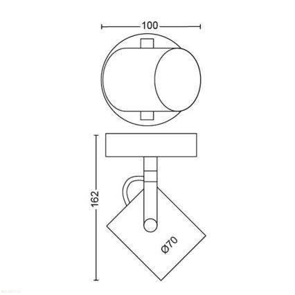 Philips - LED spot SCENE SWITCH BYRE LED/4,3W/230V 2200/2500/2700K