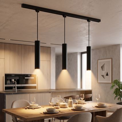 Philips - suspension LED dimmable sur câble pour système sur rail EASYLINK 3xGU10/6,2W/230V 2200-2700K 1m noir