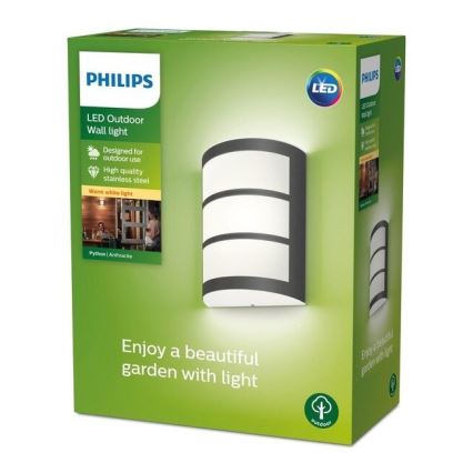 Philips - LED Wand Lamp voor Buiten LED/6W/230V 2700K IP44