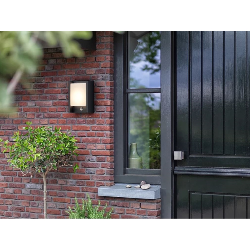 Philips - LED Wandlamp voor buiten met sensor ARBOUR LED/3,8W/230V 2700K IP44