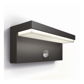 Philips - LED Wandlamp voor buiten met sensor BUSTAN LED/3,8W/230V 2700K IP44