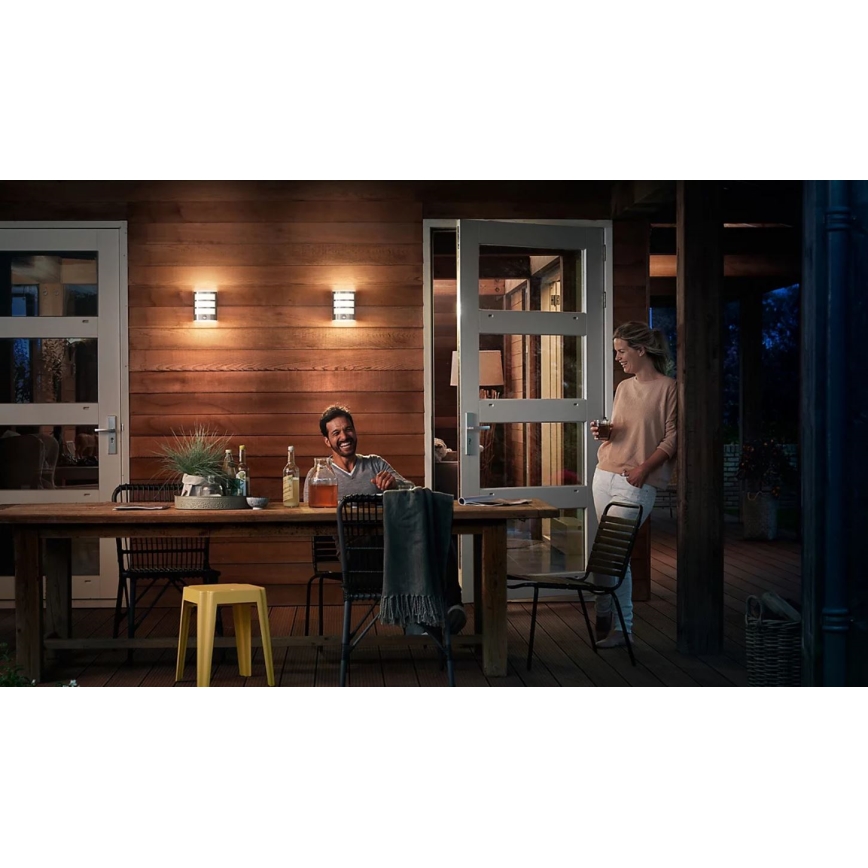 Philips - LED Wandlamp voor buiten met sensor PYTHON LED/3,8W/230V IP44