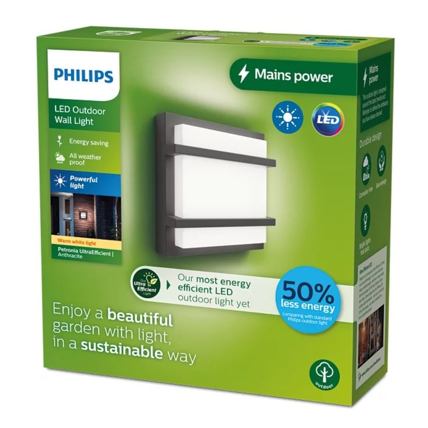 Philips - LED Wandlamp voor buiten PETRONIA LED/3,8W/230V IP44