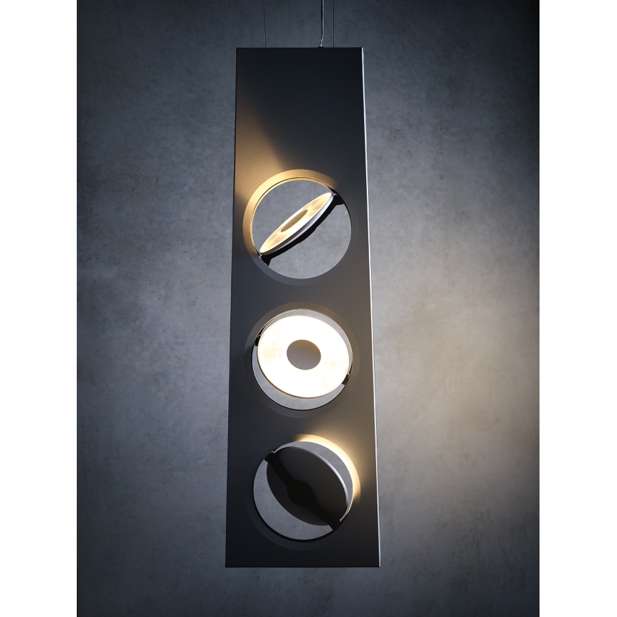 Philips Lirio 40609/31/16 - LED Hanglamp aan koord dimbaar CIRCULIS 3xLED/13W/230V