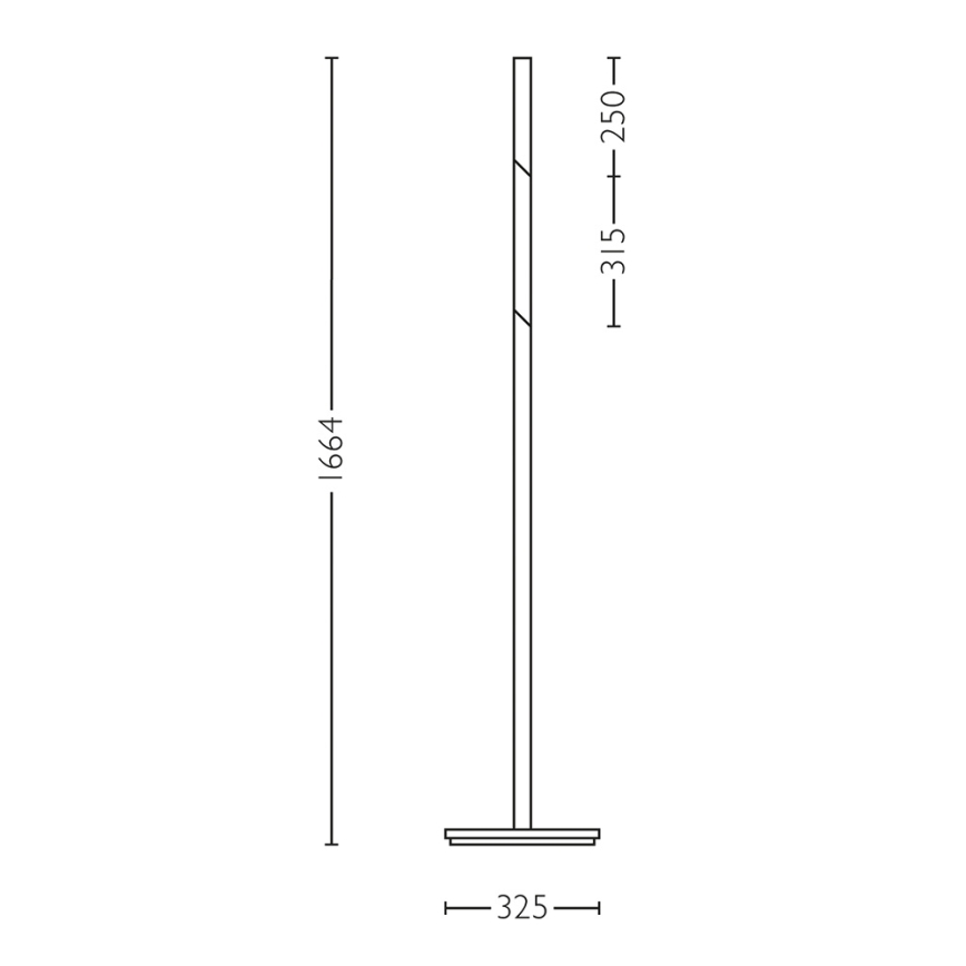 Philips Lirio 42251/35/LI - LED Vloerlamp dimbaar NICK-KNACK 2xLED/7,5W