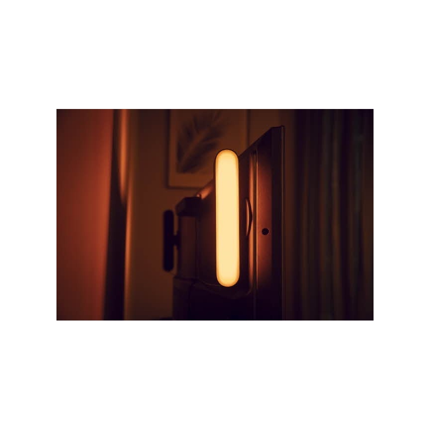 Philips 78202/30/E7 - SET 2x Lampe de table LED RGB intensité modulable HUE WHITE AND COLOR AMBIANCE LED/6W/230V