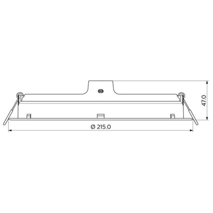 Philips - LOT 2x Spot encastrable MESON LED/23,5W/230V 4000K