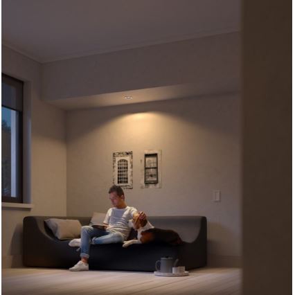 Philips - LOT 3x Luminaire encastré LED à intensité variable Hue MILLISKIN 1xGU10/5,7W/230V 2200-6500K