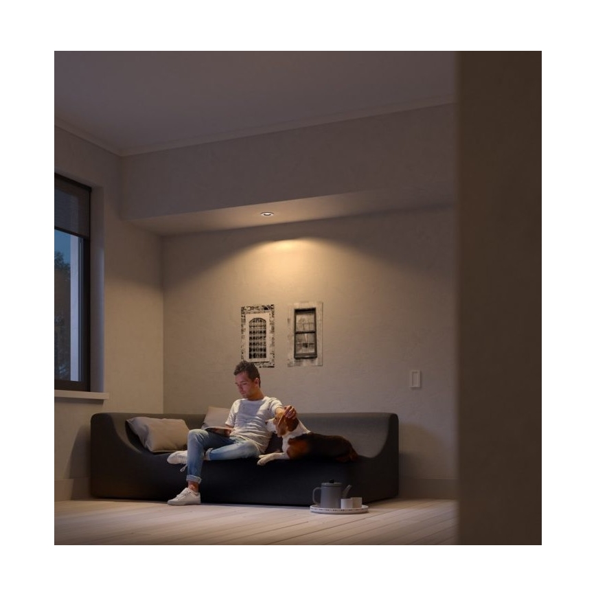 Philips - LOT 3x Luminaire encastré LED à intensité variable Hue MILLISKIN 1xGU10/5,7W/230V 2200-6500K