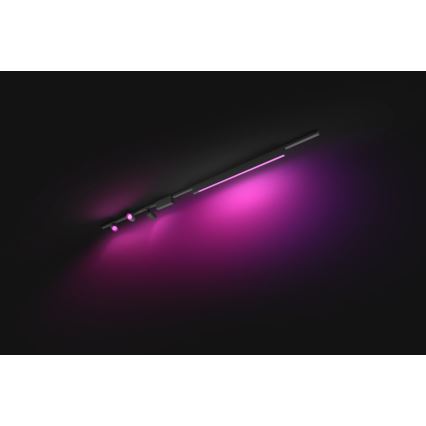 Philips - LOT 4xLED RGB Luminaire à intensité variable pour système de rail Hue PERIFO LED RGB/44,6W/230V 2000-6500K