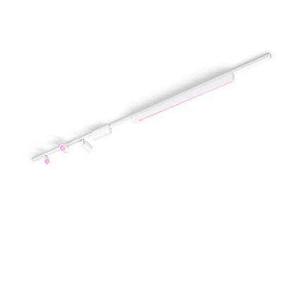 Philips - LOT 4xLED RGB Luminaire à intensité variable pour système de rail PERIFO LED RGB/44,6W/230V 2000-6500K