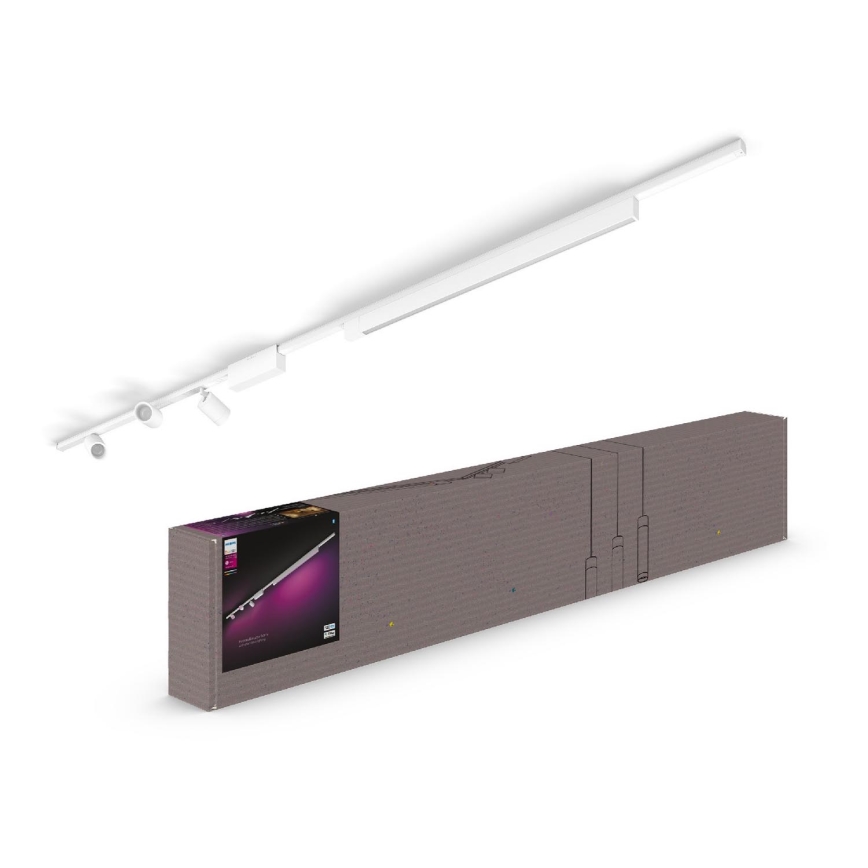 Philips - LOT 4xLED RGB Luminaire à intensité variable pour système de rail PERIFO LED RGB/44,6W/230V 2000-6500K