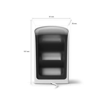 Philips - Pack de 2 LED RGBW projecteurs d'ambiance dimmables Hue PLAY Wall Washer LED/20W/230V 2000–6500K blanc