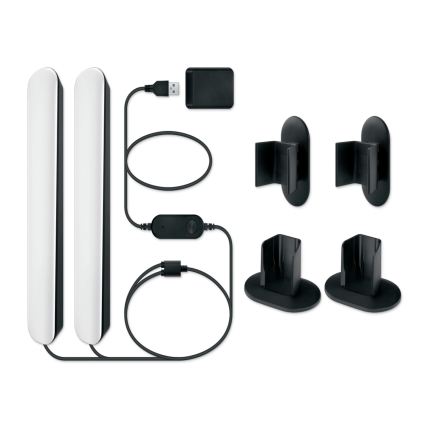 Philips - Pack de 2 luminaires LED RGBIC dimmables SMART GRADIENT LED/8W/230V 2700-6500K Wi‑Fi
