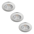 Philips - Lot de 3 luminaires LED dimmables pour salle de bains DIVE LED/5,5W/230V IP65