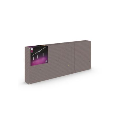 Philips - Lot de 3 suspensions LED RGB dimmables sur câble pour le système sur rail Hue PERIFO LED RGB/15,6W/230V 2000-6500K