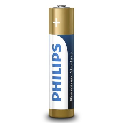 Philips LR03M4B/10 - 4 st. Alkaline batterij AAA PREMIUM ALKALINE 1,5V 1320mAh