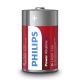 Philips LR20P2B/10 - 2 st. Alkaline batterij D POWER ALKALINE 1,5V 14500mAh