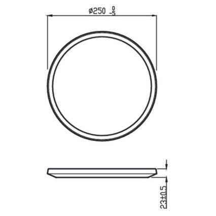 Philips - Luminaire à intensité variable LED extérieur SUPERSLIM SCENE SWITCH LED/15W/230V IP54 blanc