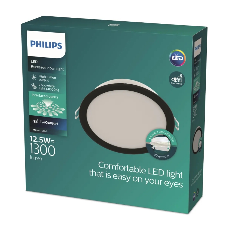 Philips - Luminaire encastré LED MESON LED/12,5W/230V 4000K