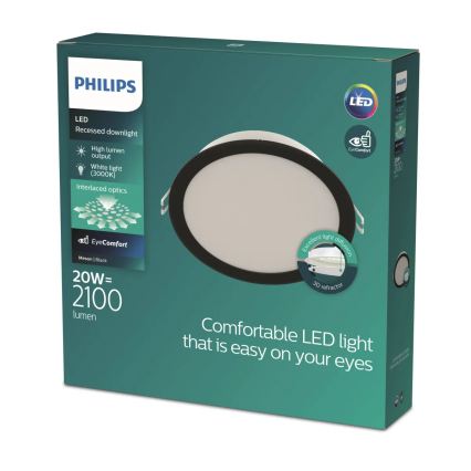 Philips - Luminaire encastré LED MESON LED/20W/230V 3000K