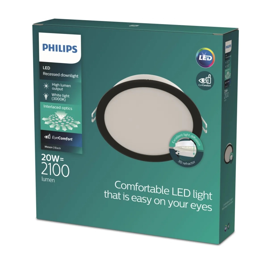Philips - Luminaire encastré LED MESON LED/20W/230V 3000K