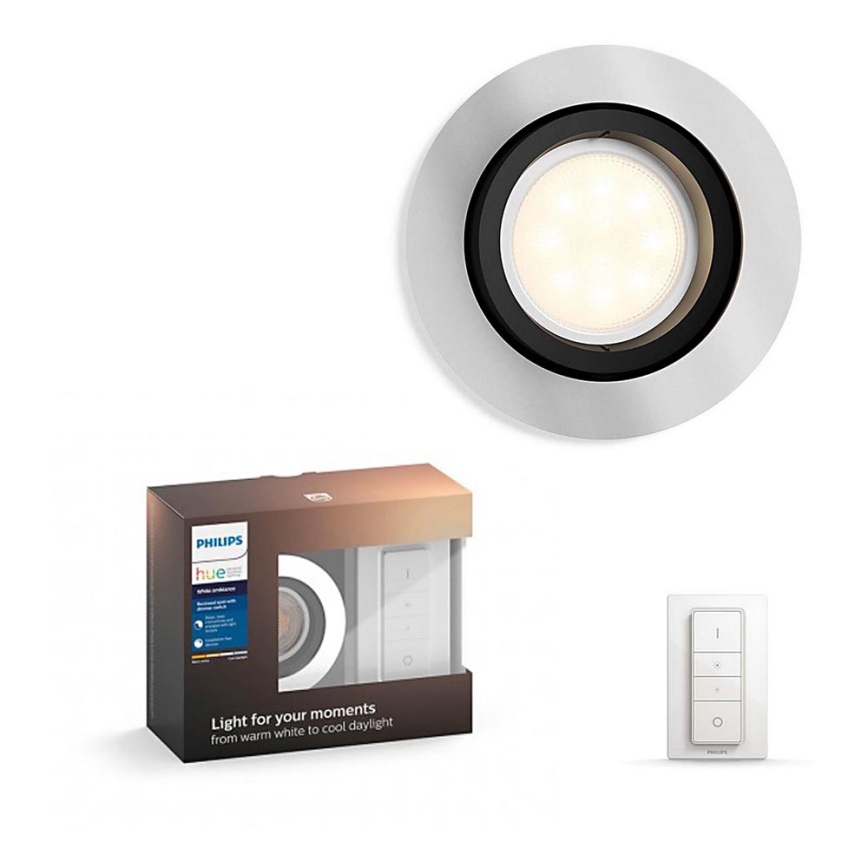 Philips - Luminaire LED à intensité variable Hue MILLISKIN 1xGU10/5,5W/230V