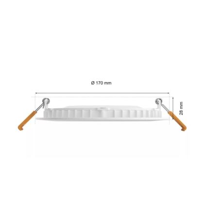 Philips - Spot encastrable LED RGBW salle de bain à intensité variable Hue SLIM LED/12W/230V IP44 2200-6500K