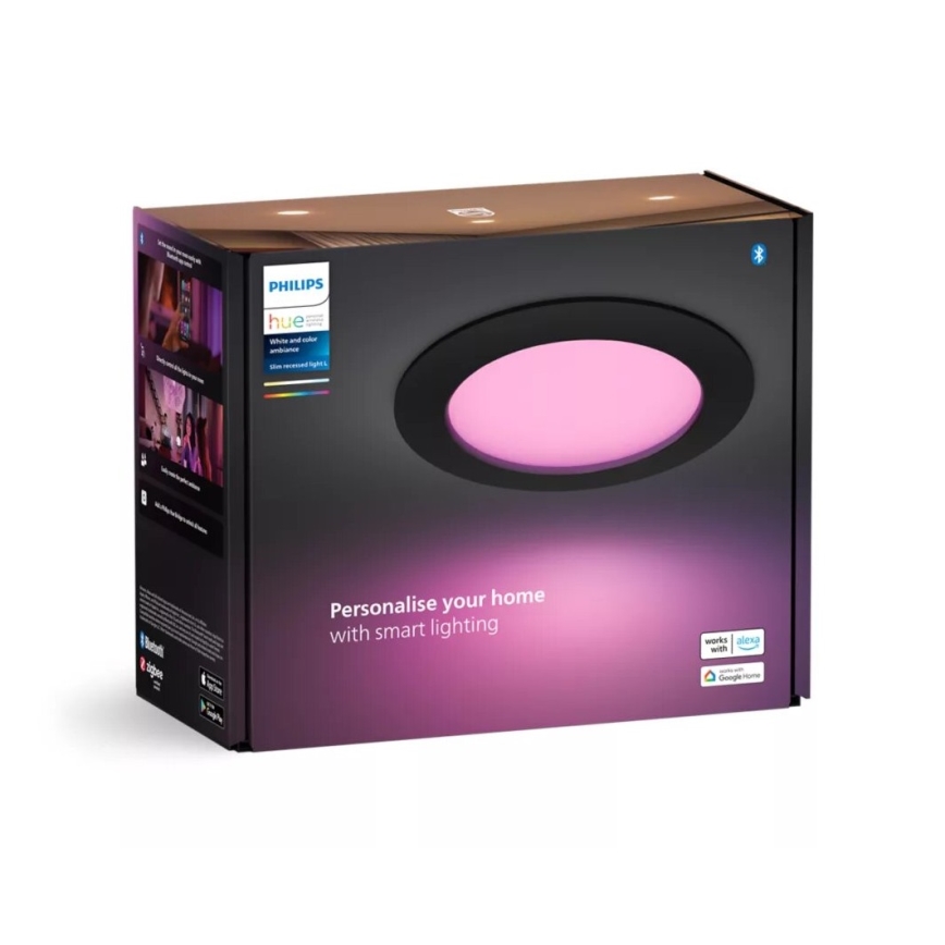 Philips - Spot encastrable LED RGBW salle de bain à intensité variable Hue SLIM LED/12W/230V IP44 2200-6500K