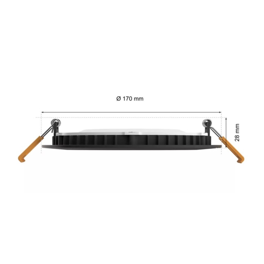 Philips - Spot encastrable LED RGBW salle de bain à intensité variable Hue SLIM LED/12W/230V IP44 2200-6500K