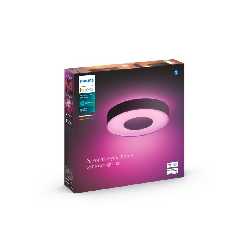 Philips - Luminaire LED RVBW à intensité variable pour salle de bains LED/33,5W/230V IP44 d. 381 mm 2000-6500K