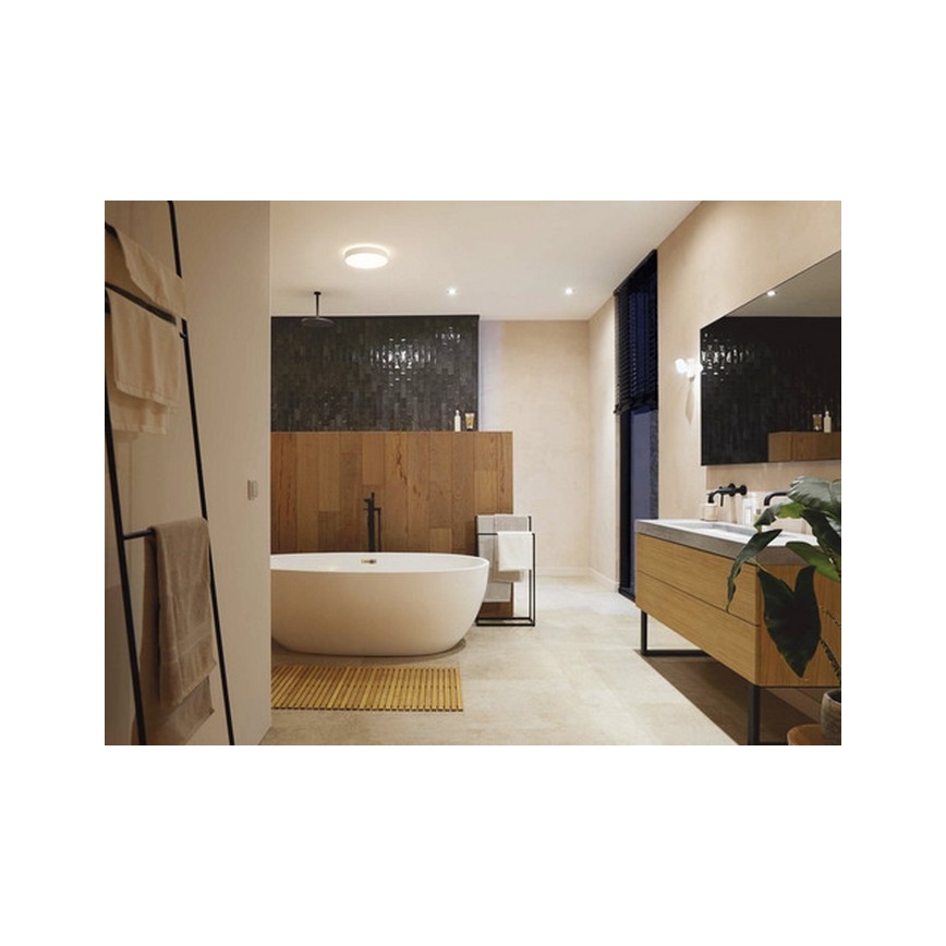 Philips - Luminaire salle de bain à intensité variable Hue DEVERE LED/33,5W/230V IP44 d. 425 mm 2200-6500K + télécommande