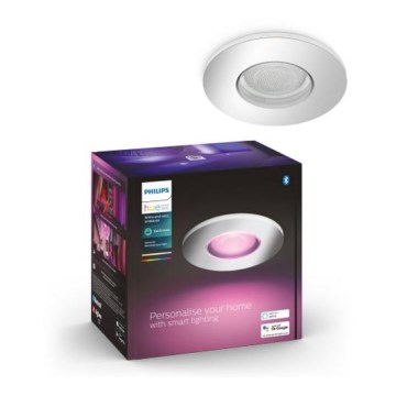 Philips - Luminaire salle de bain à intensité variable LED RGB Hue XAMENTO 1xGU10/5,7W/230V IP44 2000-6500K