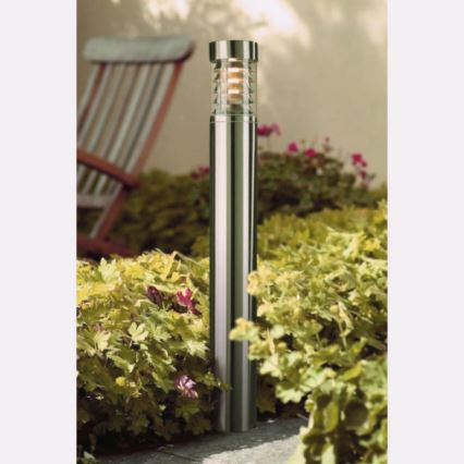 Philips Massive 16192/47/10 - Lampadaire extérieur BIRMINGHAM 1xE27/20W acier inoxydable