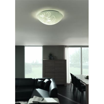 Philips Massive 30280/67/10 - Plafonnier FAY 2xE27/60W blanc