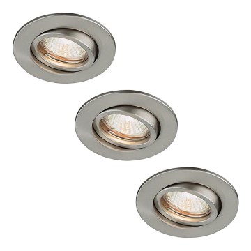 Philips Massive 72812/23/17 - SET 3x Spot PEDRO 3xGU10/50W/230V