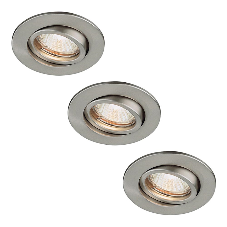 Philips Massive 72812/23/17 - SET 3x Spot PEDRO 3xGU10/50W/230V