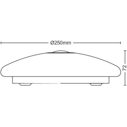 Philips - LED Plafondlamp met sensor MAUVE LED/6W/230V