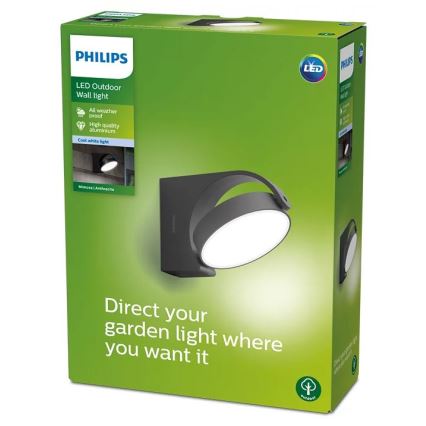 Philips - LED Buitenwandlamp LED/7W/230V 4000K IP44